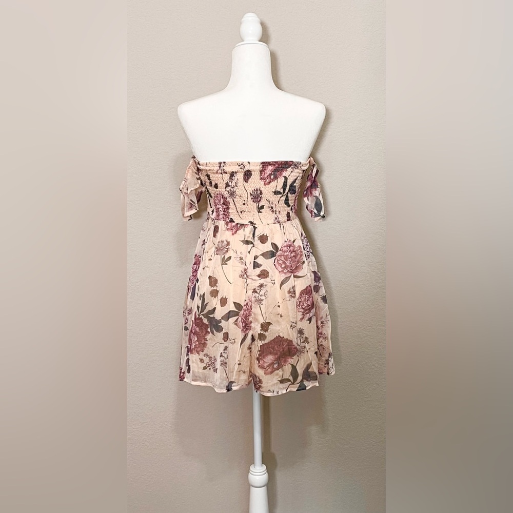 Windsor Floral Off Shoulder Mini Dress Size S - Picture 7 of 7